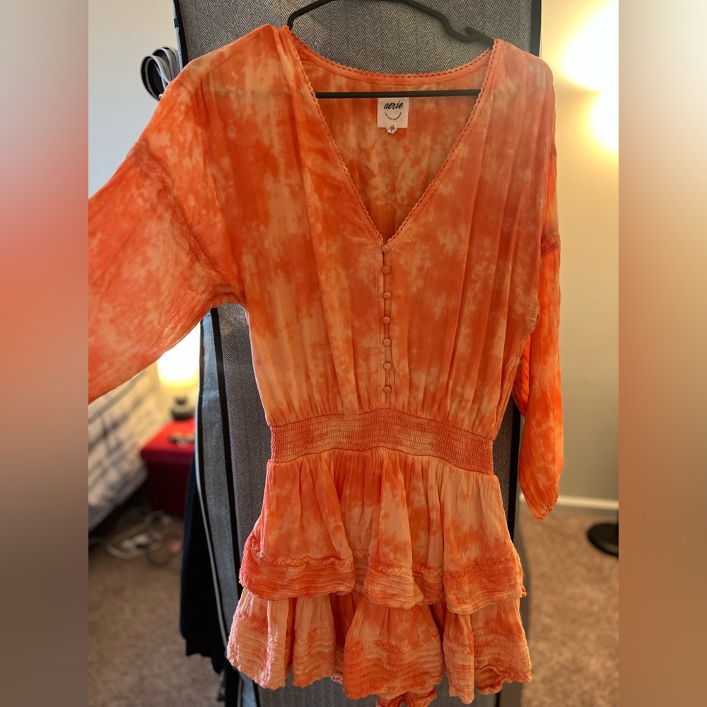 Aerie orange dress